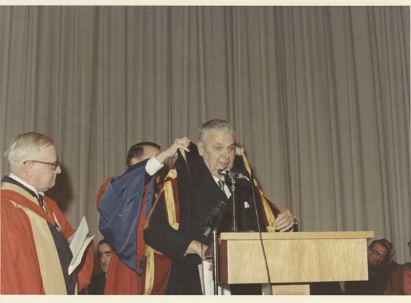John Diefenbaker at the University of Saskatchewan-Regina