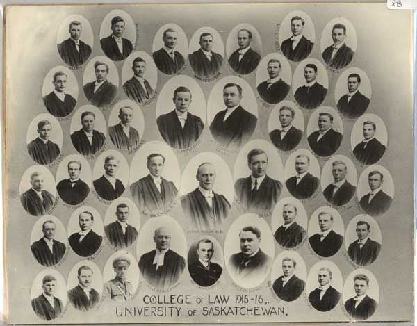 College of Law 1915-1916, University of Saskatchewan