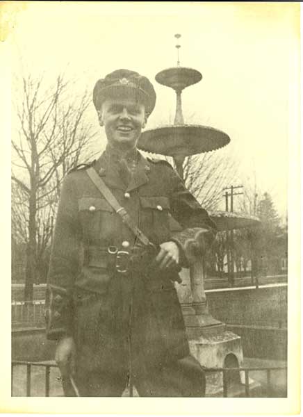John Diefenbaker in a First World War uniform