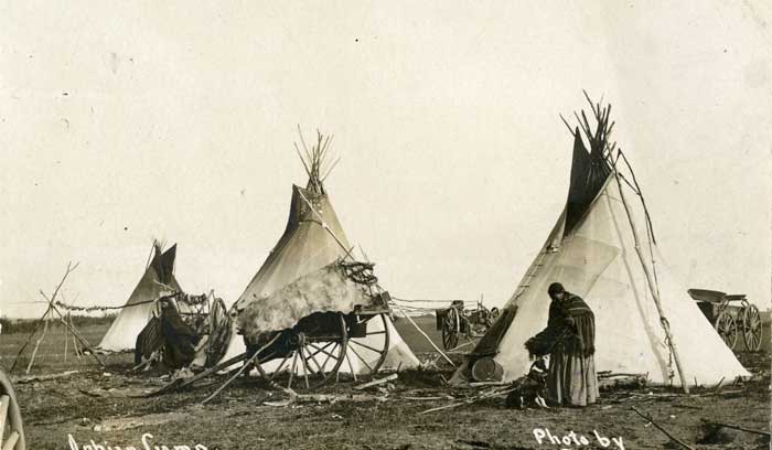 Encampment near Saskatoon